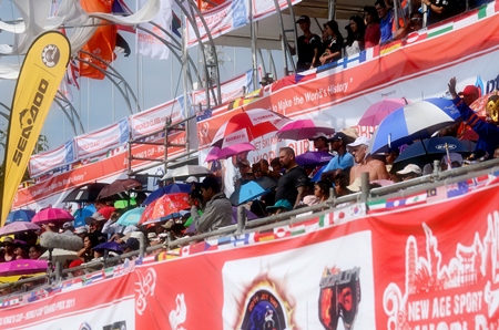 (Above) Spectators came in their thousands to watch the three-day championship.