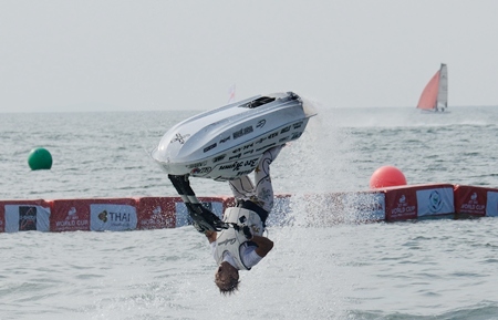 Masaki Wake performed some spectacular stunts to win the Freestyle event.
