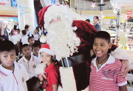 Santa even paid a visit.