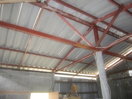 The dwelling now has a new roof.