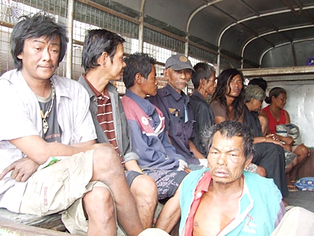 Officials ship homeless people off to Nonthaburi to receive better care. 
