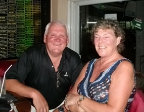 Frank McNamara and Vera.