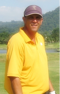 Bob Edwards, all smiles after successful outings at Kabin Buri and Pleasant Valley. 