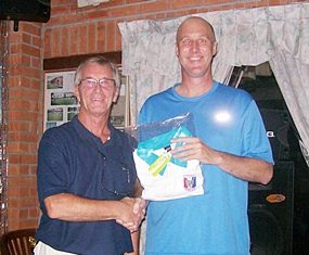 Frank (right) was club championship runner-up.