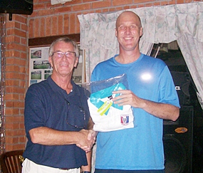 Frank (right) was club championship runner-up.