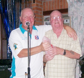 Alex (right) was voted clubman of the season.