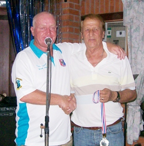 Aussie John (right) was the league runner-up.