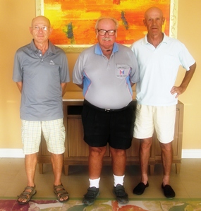 Michael Catillon, Dave ‘The Admiral’ Richardson & Alain Taddei.