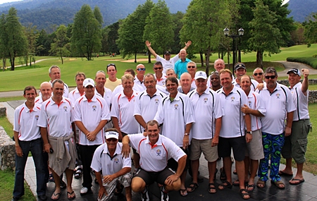 The 2012 Mulberry Ryder Cup teams.