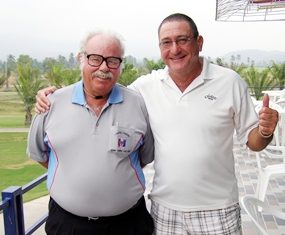 Tuesday’s flight winners Dave Richardson & Stu Rifkin.