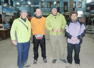 The boys in Kathmandu domestic airport.