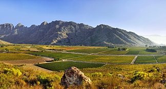 The beautiful Breede River Valley, South Africa.
