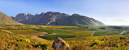 The beautiful Breede River Valley, South Africa. 