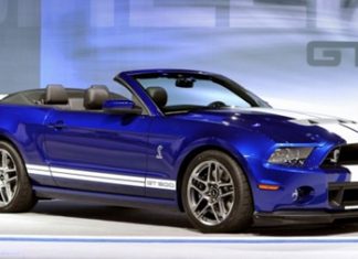 2013 Ford Shelby GT500 convertible.