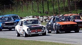Securitas Retro Mk1 Ford Escort battles with the Germans and the Japanese.