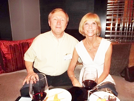 Bruce Hoppe, vice president of marketing & quality for Emerson Electric (Thailand) Ltd. and his lovely wife Judy Hoppe.