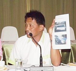 Tawat Puakbunnak, president of the Pattaya Transport Cooperative.