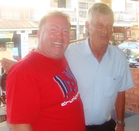 JJ Harney & Roar Berger were flight winners at Pattaya Country Club on Sunday. 