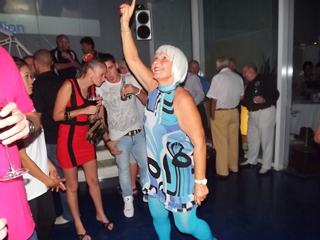 Eva Johnson demonstrated some sharp moves on the dance floor.