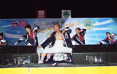 Japanese martial arts are always popular stage performances.