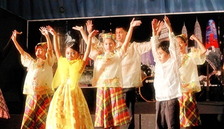 One of the spectacular performances during the evening show.