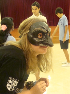 Showing emotions through movement.