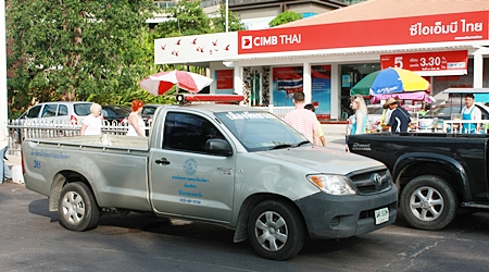 Municipal District 2’s patrol car, looking for law breakers along the beach front.