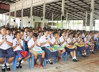 320 Sattahip children have signed up for summer camp, which offers English-language, math and computer classes.