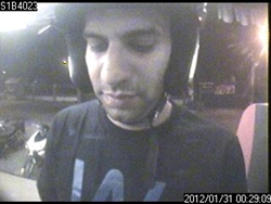 This photo from the bank’s ATM security camera shows a Middle Eastern man Robinson suspects cleaned out his account of 150,000 baht.