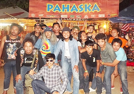 Akarapol Yaram, head of the Buriram Bike Club, once again brought his charges to Pattaya for the event.