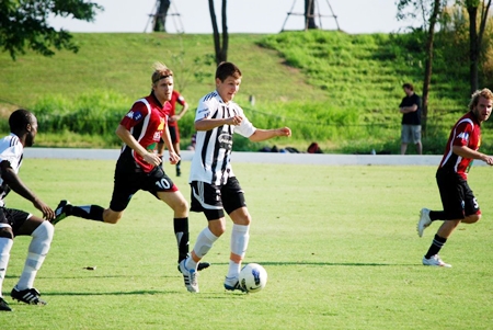 Pattaya City FC take on Scans FC at Thai Polo Club, Saturday, March 17. (Photo/Pattaya City FC) 