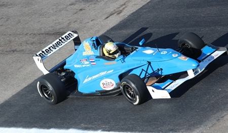 Stuvik test drives with the Interwetten Junior Racing team. 