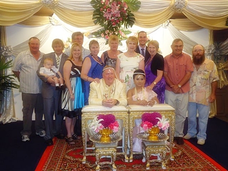 Family and friends were witnesses as Ian Latham and his bride Sunija Dow promised each other, “To have and to hold from this day forward, for better or for worse, for richer, for poorer, in sickness and in health, to love and to cherish; from this day forward until death do us part,” at a traditional Thai wedding ceremony held at the Montien Hotel, Pattaya recently.