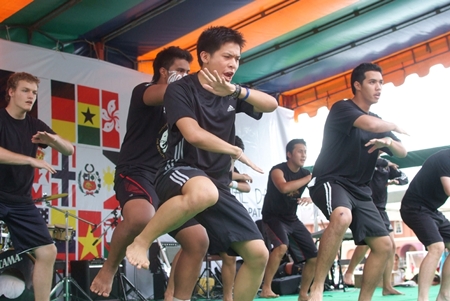 A powerful performance of the Haka.