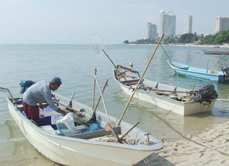 At Wong Amat, small fishermen, for whom fishing is their major source of income, are being pushed out by larger commercial boats.