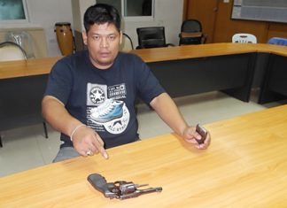 Thawatchai Jaengphon has been arrested for illegally possessing a firearm within city limits.