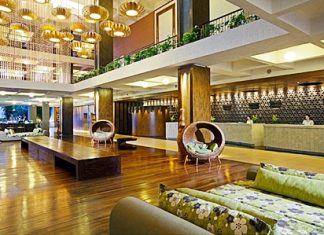 The new lobby at the Holiday Inn Resort Regent Beach Cha-am.