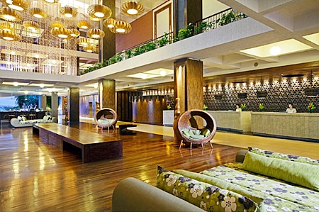 The new lobby at the Holiday Inn Resort Regent Beach Cha-am. 
