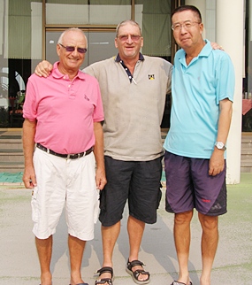 Jan Lovgreen, Peter Blackburn & Takeshi Hakozaki.