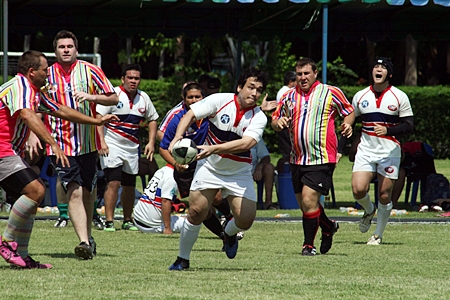 Pattaya 10’s rugby takes place at Horseshoe Point, May 5-6, 2012.