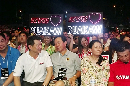 Buakaw supporters had much to cheer about on the night.