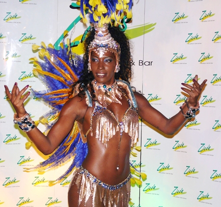 Zico’s Brazilian samba dancer raised the temperature a couple of notches.