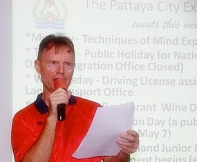 Pattaya City Expats Clubs meeting for the 29th of April was MC’d by new MC, Ren Lexander of Australia. Following general notices and new guest introductions, Ren introduced Michael Flinn to discuss the ‘Evolution of Consciousness’.