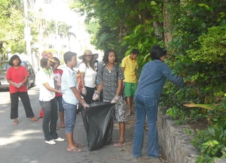 It’s a community effort to rid the area of thoughtless litter.
