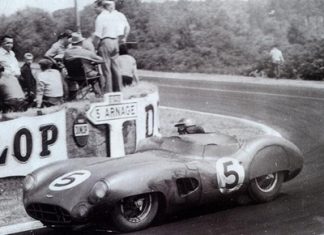 The winning Aston Martin Le Mans 1959.
