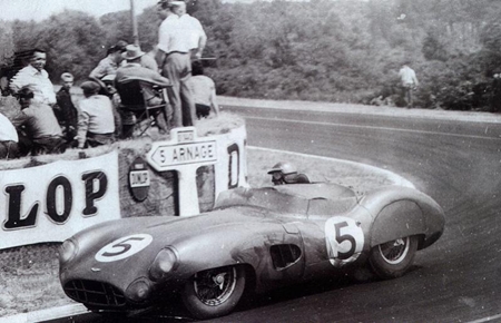 The winning Aston Martin Le Mans 1959. 
