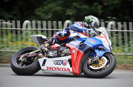 John McGuinness, Honda at the IOM. 