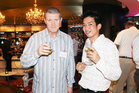 Russell Woollery (Pattaya Marriott Resort & Spa) and Takahiko Yamazaki (DKSH Thailand).