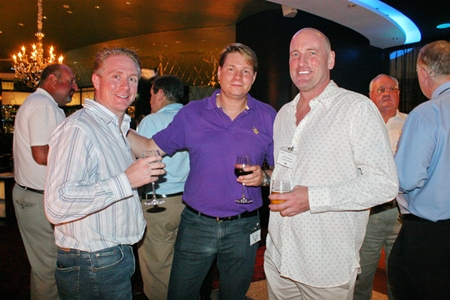 Michael Parham (business development manager CEA), Alexander J. Hutton-Potts, and Jerrold Kippen (Duensing Kippen).