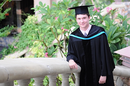James graduates after 14 years at St Andrews School and will be heading off to University in Singapore or Australia.